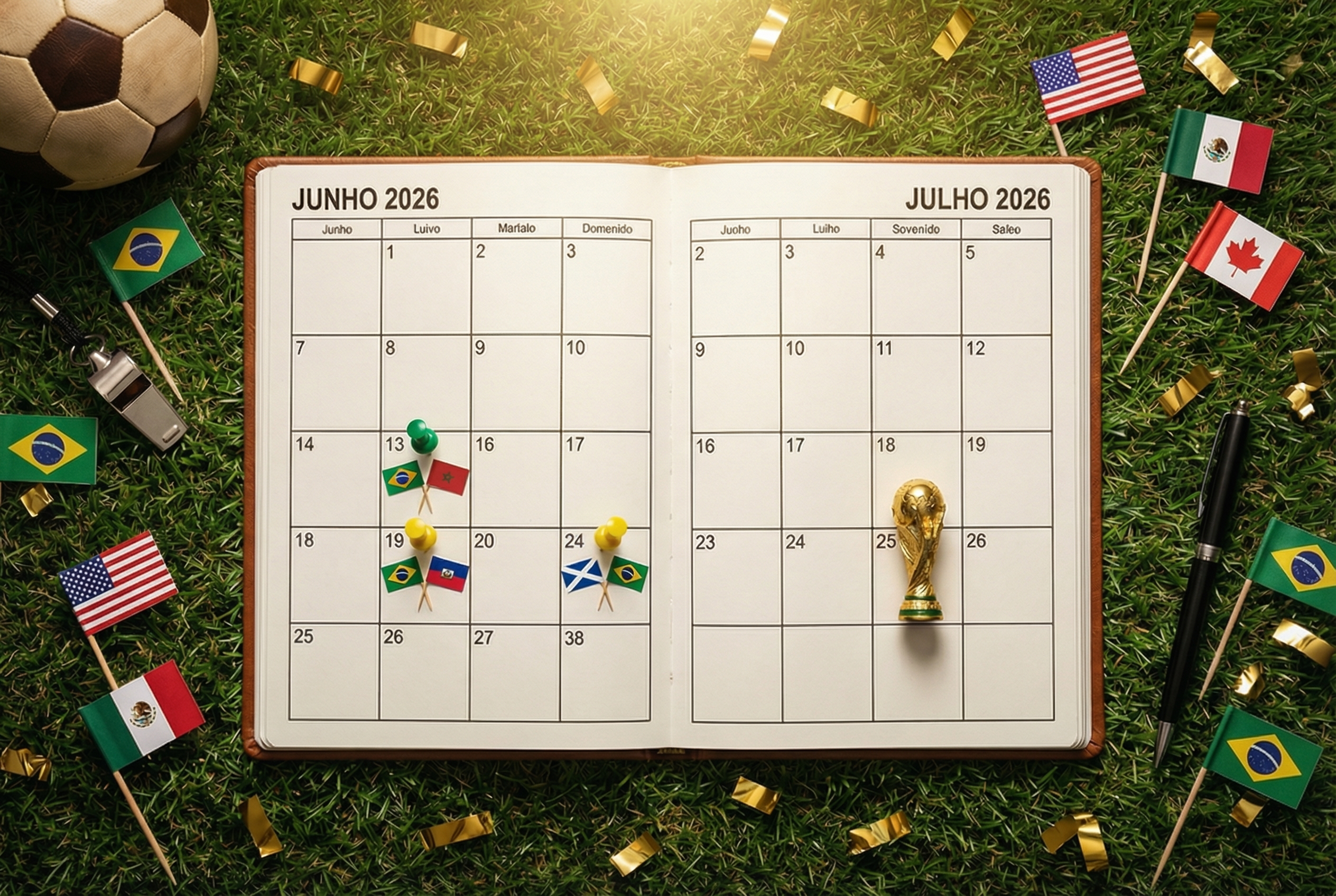 Calendário Copa 2026